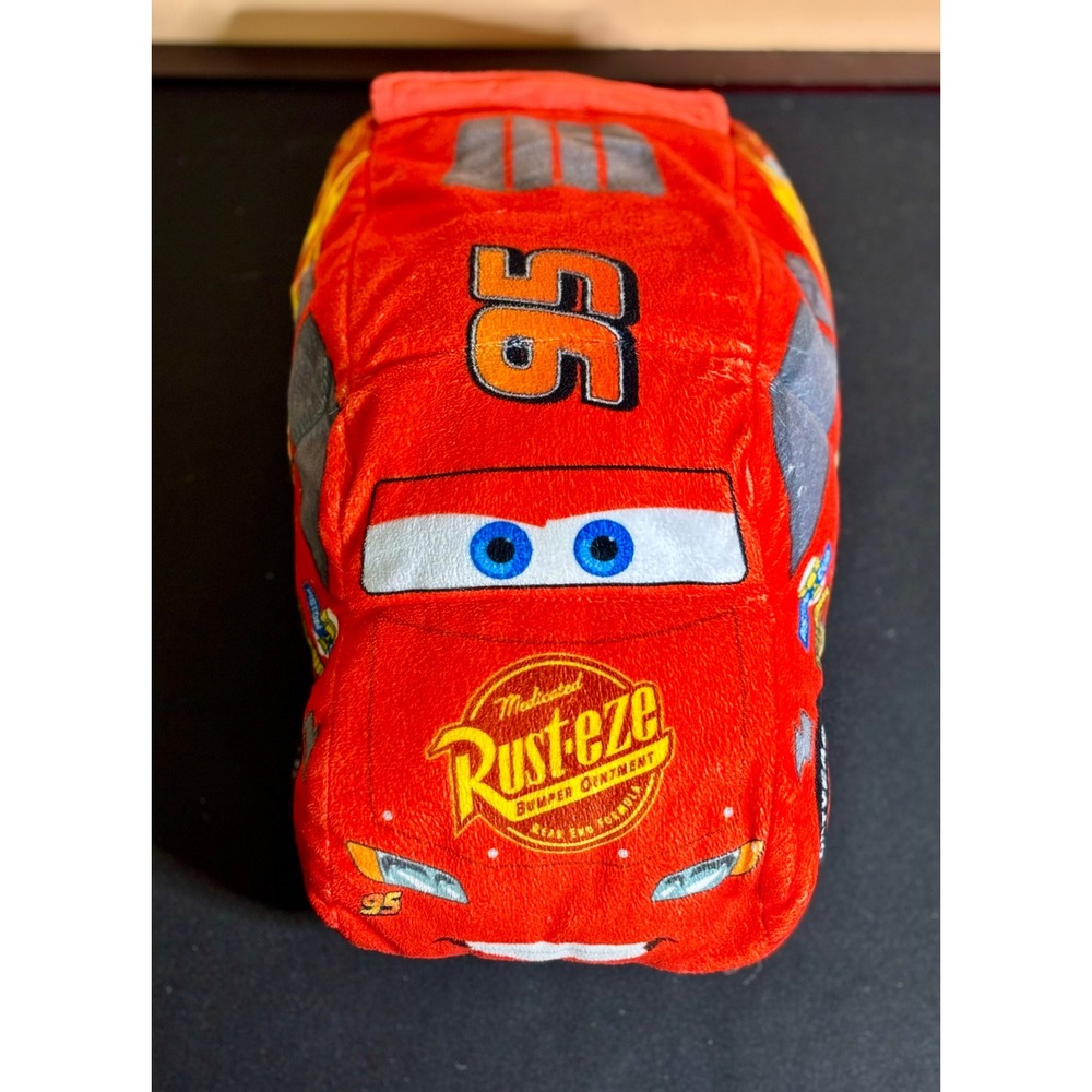 Disney Pixar Cars Reversible Plush Flip Lightning McQueen Cruz Ramirez Dinoco 51
